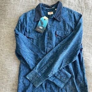 Outerknown x LEVI’S Button Down Denim Shirt